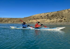 kayaking along the santa cruz river